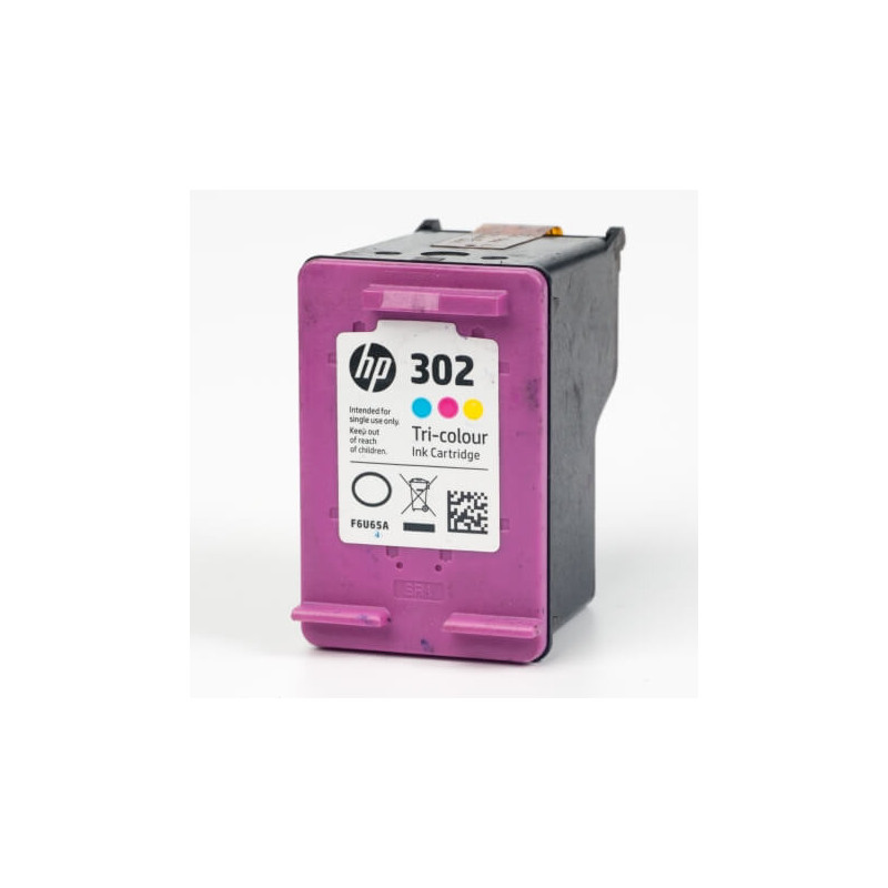 Empty cartridge HP® F6U65AE for HP302 Color