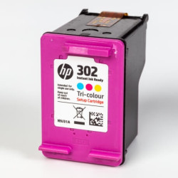Cartucho vacío HP® F6U65AE para HP302 Color  INSTANT INK - SETUP H