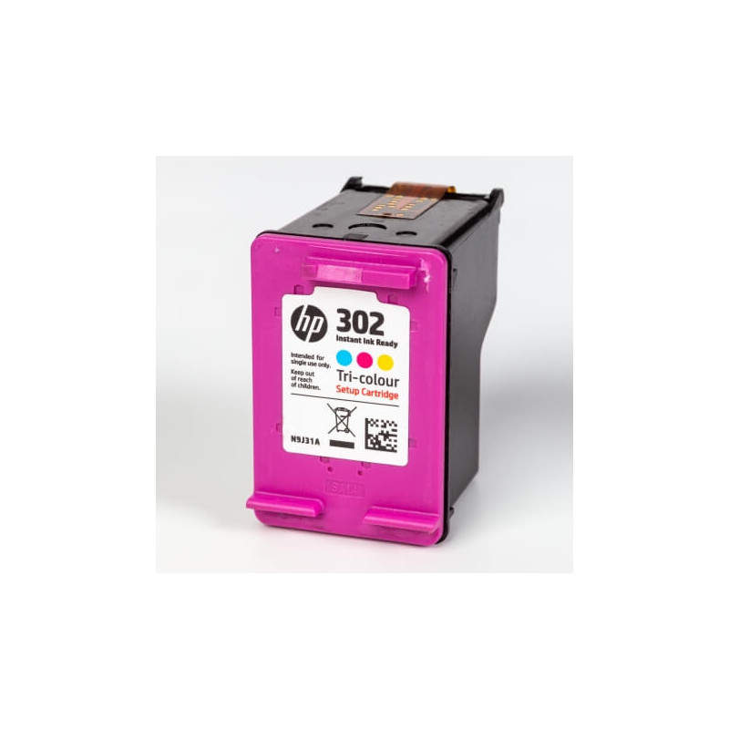 Empty cartridge HP® F6U65AE for HP302 Color  INSTANT INK - SETUP H