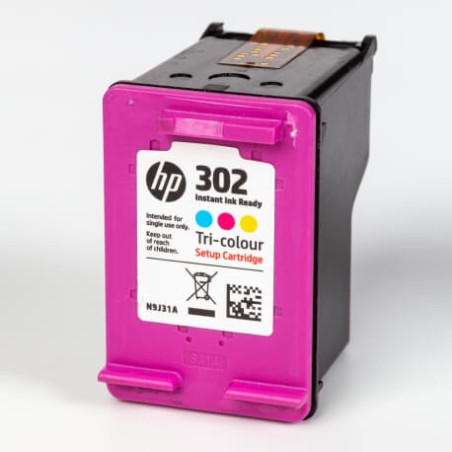 C. vide HP® F6U65AE POUR HP302 COULEUR  INSTANT INK - SETUP H