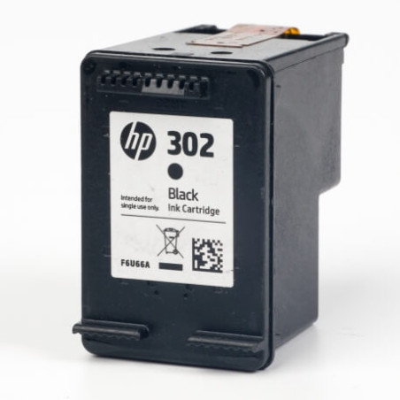 Cartucho vacío HP® F6U66AE para HP302 Negro