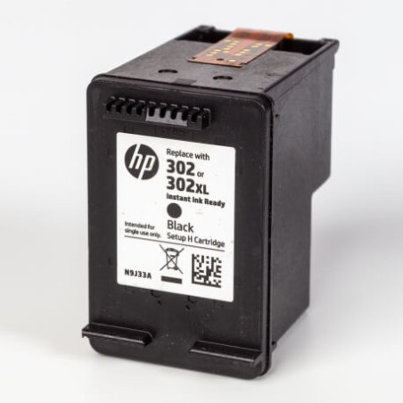 C. vide HP® F6U66AE POUR HP302 BLACK  INSTANT INK - SETUP H