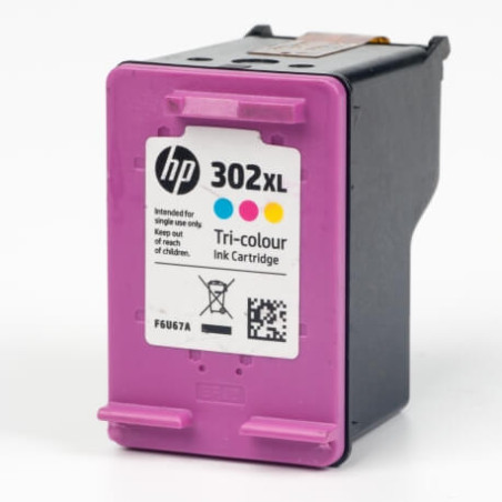 Cartucho vacío HP® F6U67AE para HP302XL Color