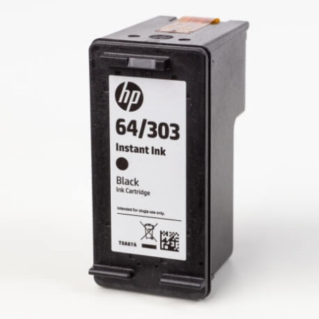 Cartucho vacío HP® para HP64/303 Negro INSTANT INK BIG