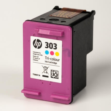 C. vide HP® T6N01AE POUR HP303 COULEUR