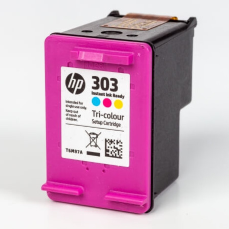 Cartucho vacío HP® T6N01AE para HP303 Color INSTANTINK