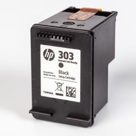 C. vide HP® T6N02AE POUR HP303 BLACK INSTANT INK