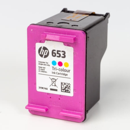 Empty cartridge HP® HP 653 VRAC TTES COULEURS