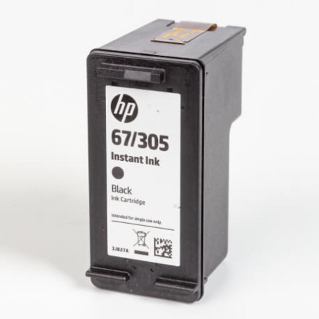 C. vide HP® POUR HP67/305 BLACK INSTANT INK BIG