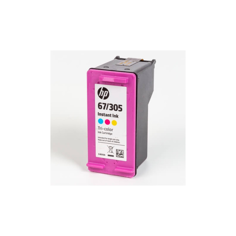 Empty cartridge HP® for HP67/305 COLOR INSTANT INK BIG