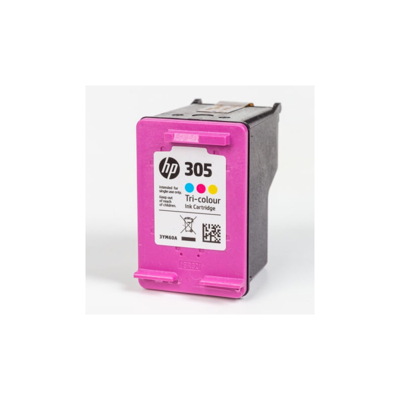 C. vide HP® 3YM60AE POUR HP305 COULEUR