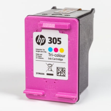 C. vide HP® 3YM60AE POUR HP305 COULEUR