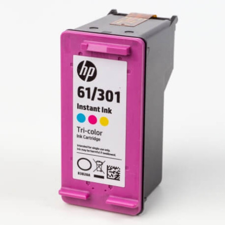 Empty cartridge HP® B3B28A for HP61/301 BLACK INSTANT INK BIG