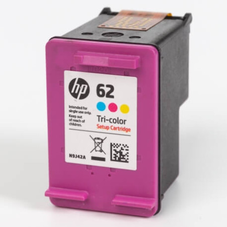 C. vide HP® C2P06AE POUR HP62 COULEUR