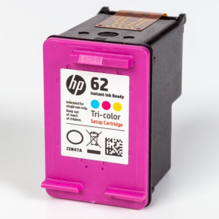 C. vide HP® C2P06AE POUR HP62 COULEUR  INSTANT INK