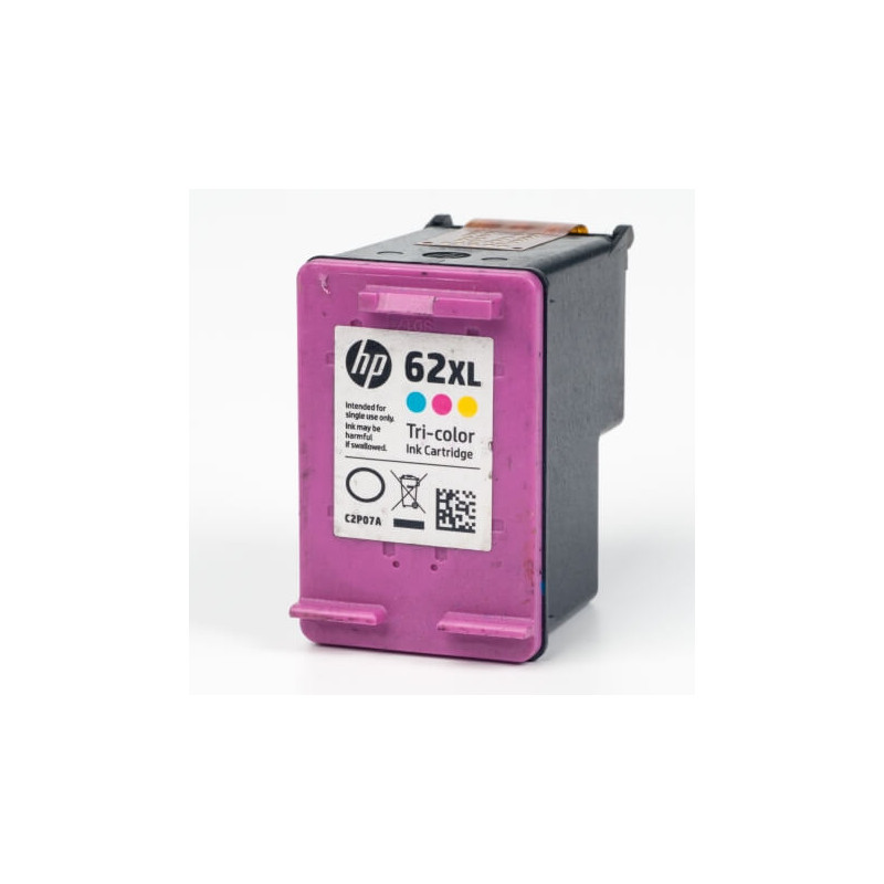 Empty cartridge HP® C2P07AE for HP62XL Color